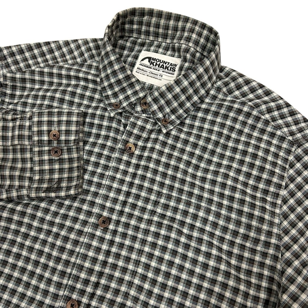 Mountain Khakis Spalding Gingham Long Sleeve Button Down Shirt Mens Medium